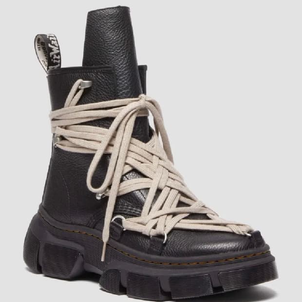 릭오웬스 닥터마틴 메가레이스 블랙 1460 DMXL