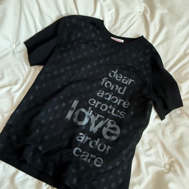 오피쉬 도트 레이스 티셔츠