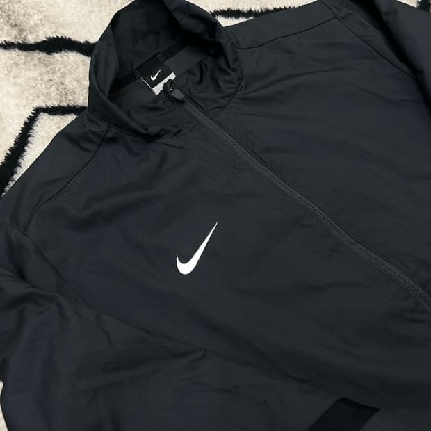 [XL]나이키 스우시 사이드라인 우븐 바람막이/블랙