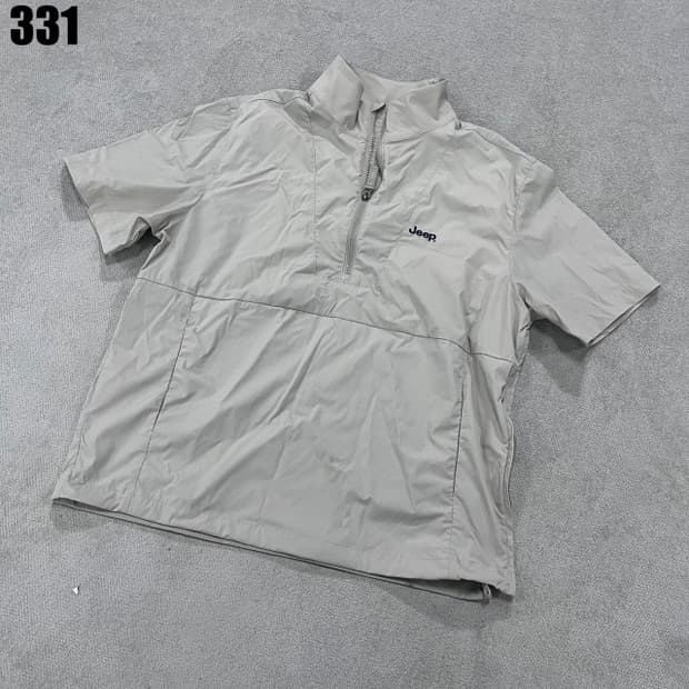 지프 반팔 아노락 바람막이 