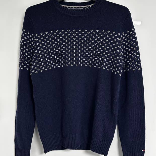 타미힐피거 남성 니트