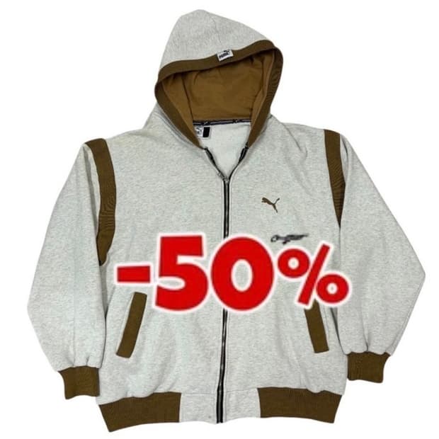 퓨마 후드집업