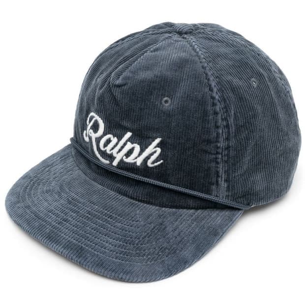 폴로 Ralph 아플리케 코듀로이 캡