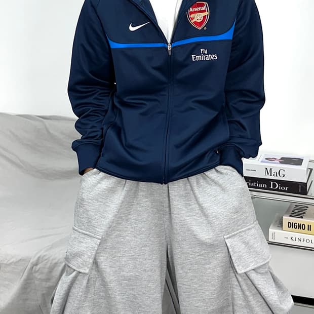 나이키 아스날 빅로고 트랙탑 져지 L