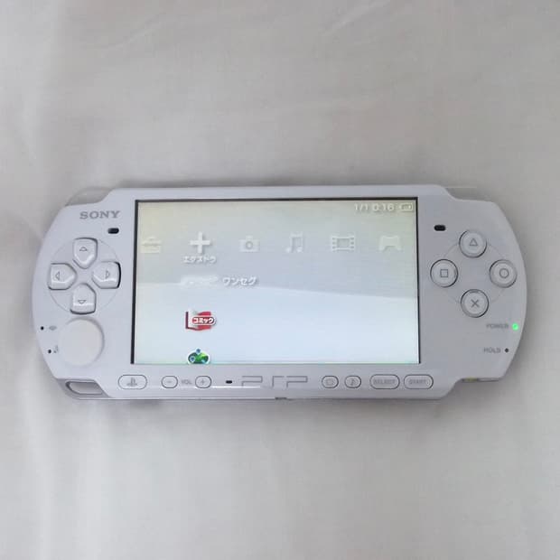 sony 소니 psp3000 펄화이트 고전 미소녀 게임기