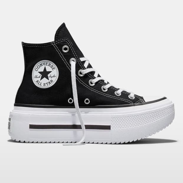 척테일러 올스타 더블 스택 블랙 A12975C