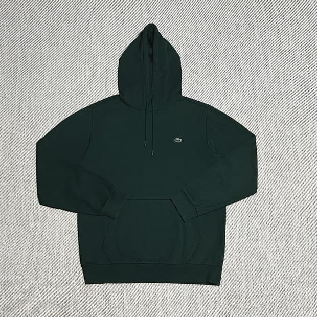 [L] Lacoste 라코스테 그린 베이직 후드티