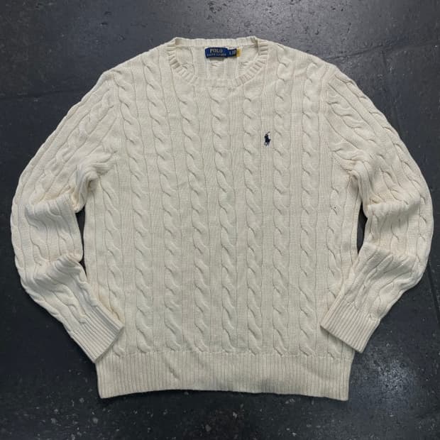 100 폴로 랄프로렌 신형 꽈배기 니트