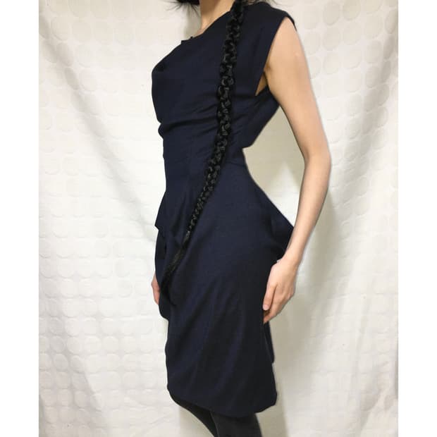 비비안웨스트우드 드레이프 이브닝 드레스