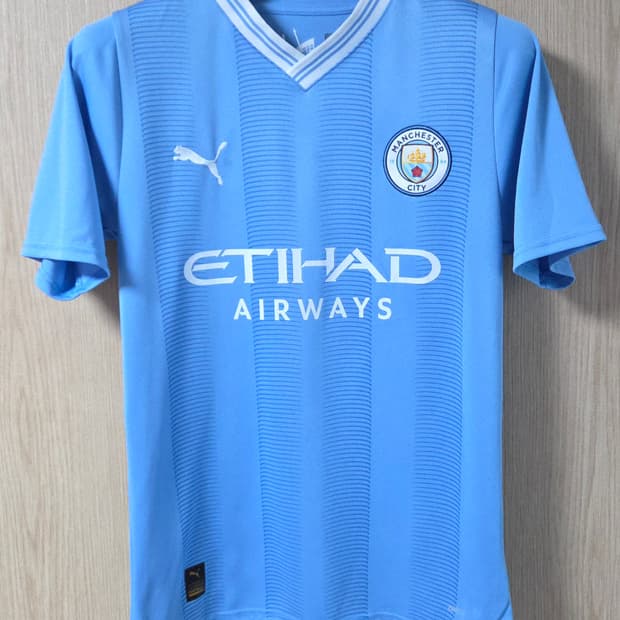 (착샷) 맨시티 유니폼 져지 23-24 시즌 홈 데브라이너 