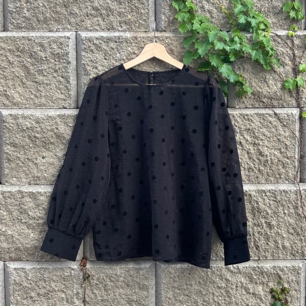 Black Dot Blouse