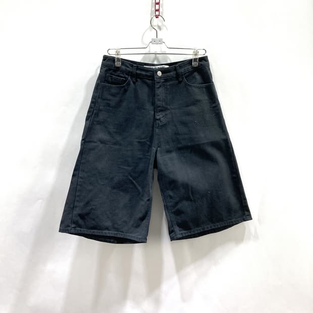 블랙업 여성버뮤다코튼팬츠 블랙 30 