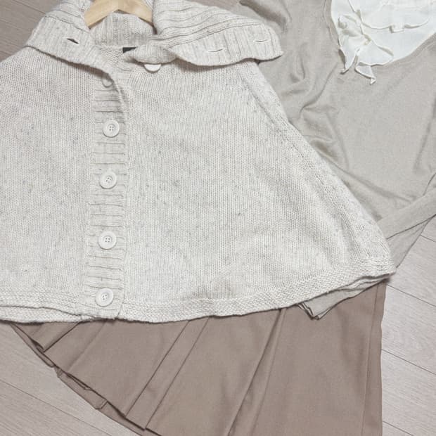 모리걸 3세트 (케이프+레이어드+스커트)