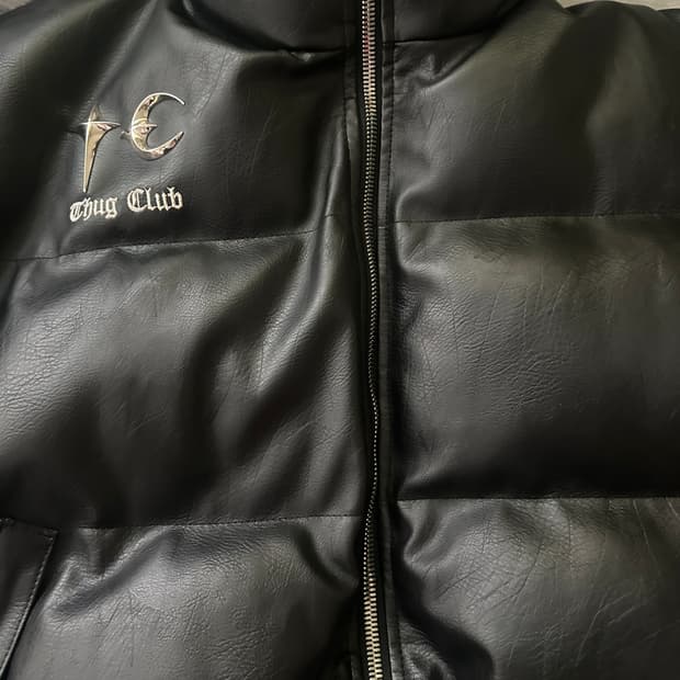 떠그클럽 레더패딩 2사이즈