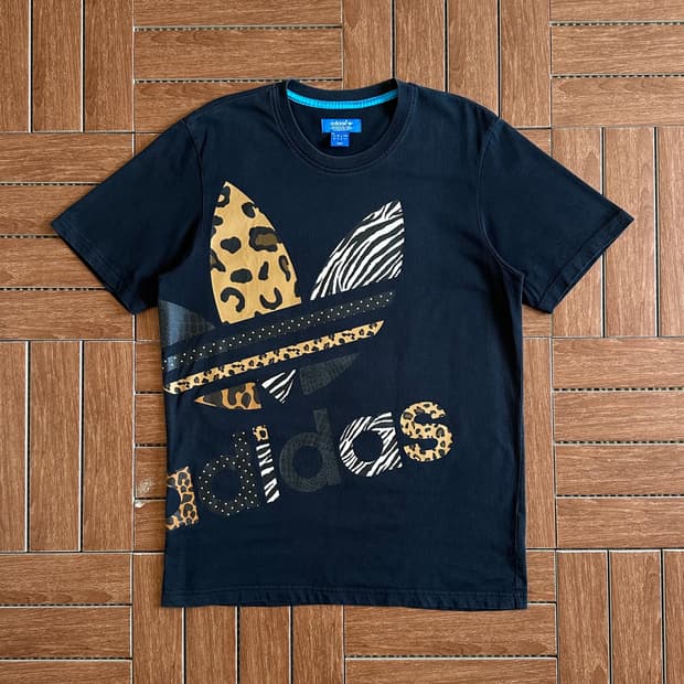 Adidas full printing cotton 1/2 tee