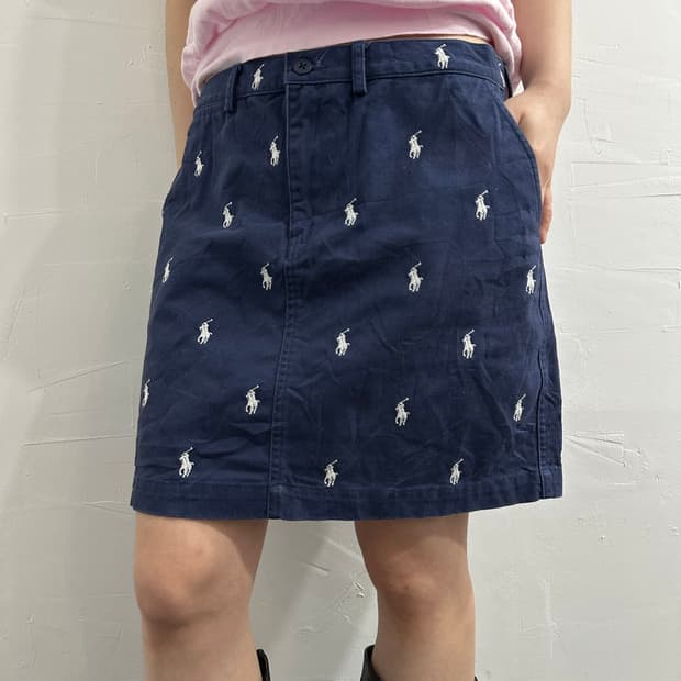 ralph lauren sport logo skirt
