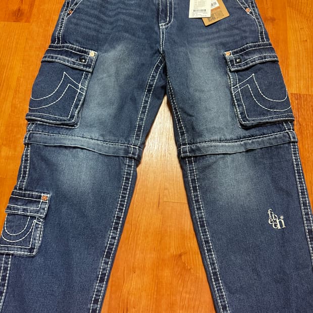 트루릴리젼 페치 데님팬츠