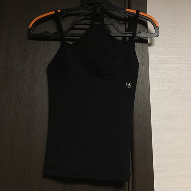 오도어 레이어드 나시 블랙