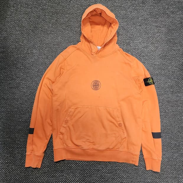 슈프림  x 스톤아일랜드 후드티 XL