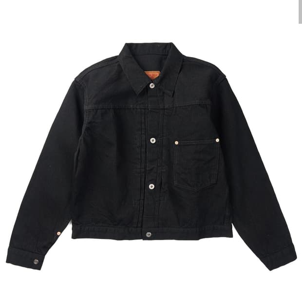 TCB 진스 Late S40's 데님 자켓 블랙 42 사이즈