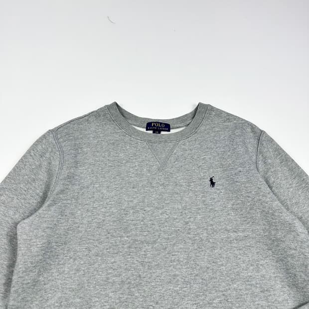 폴로 랄프로렌 포니 걸즈 그레이 맨투맨 (실측 S 여성추천)