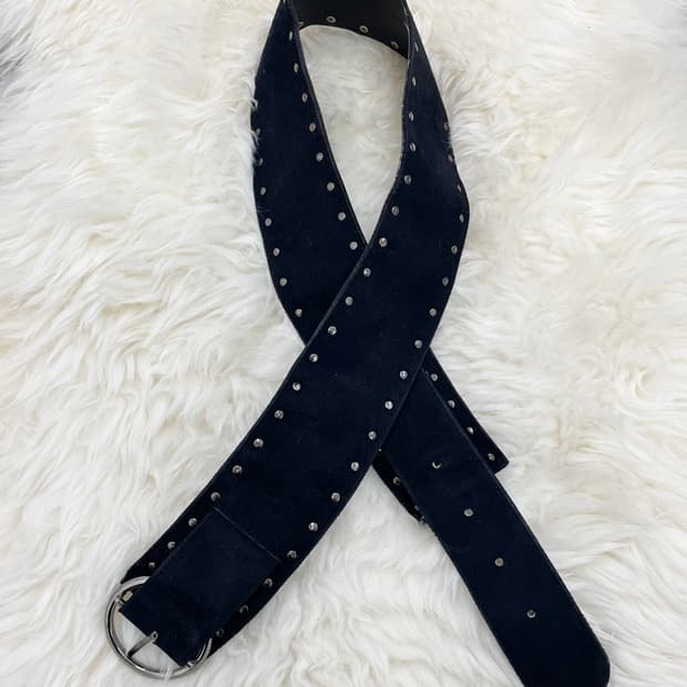 락시크 세무 스터드 와이드 벨트