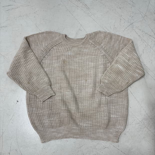 90’s  LL Bean Cotton Waffle fisherman Kn