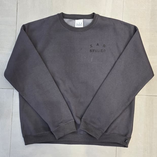 아이앱 스튜디오 맨투맨 기모 XL(110~115)