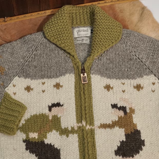 부기홀리데이 X Granted 캐나다 스웨터