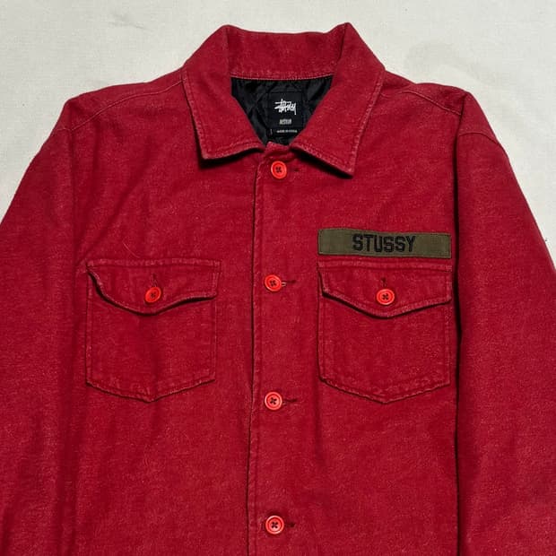M 스투시 20주년 서플러스 인슐레이티드 셔츠 자켓