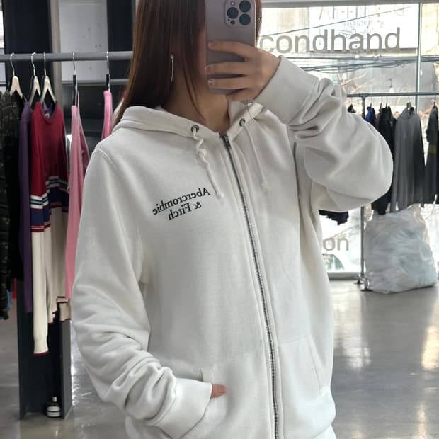 아베크롬비 스펠로고 후드집업