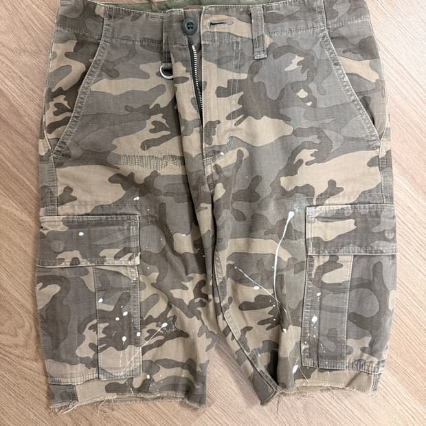 소프넷(SOPHNET) 카모 카고 쇼츠 S사이즈