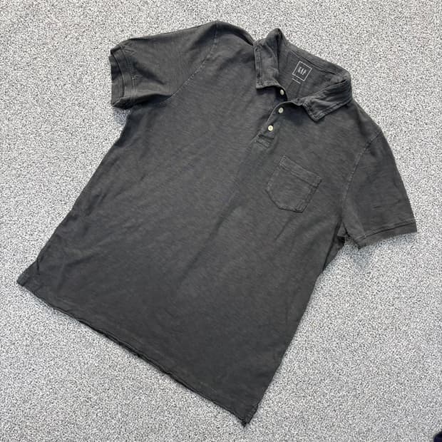L 갭 반팔 워싱 폴로 셔츠 반팔티 0415J