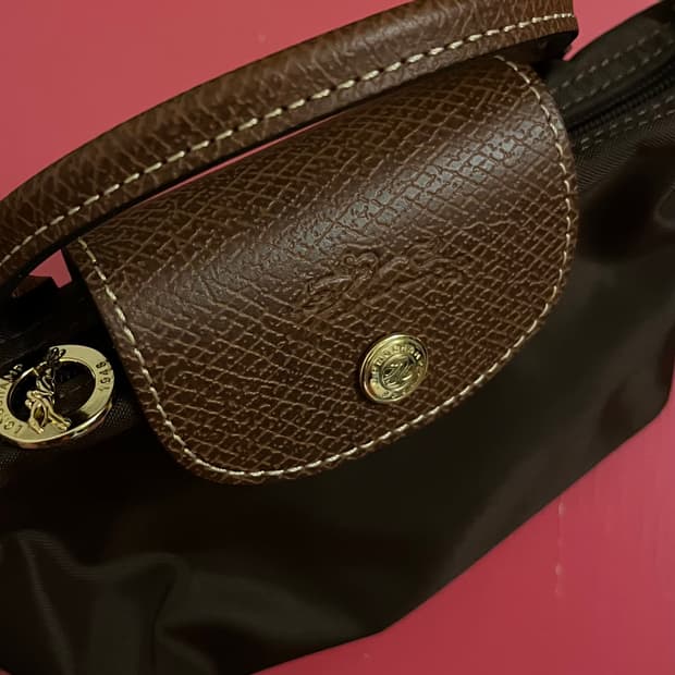 롱샴 르 플리아쥬 오리지널 핸들 파우치