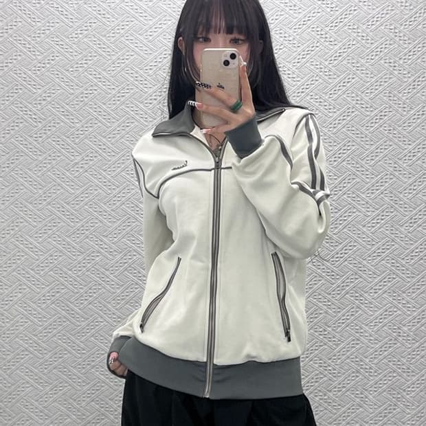 아디다스X베스파 Y2K 00's 대장급 져지 집업 100 C10618