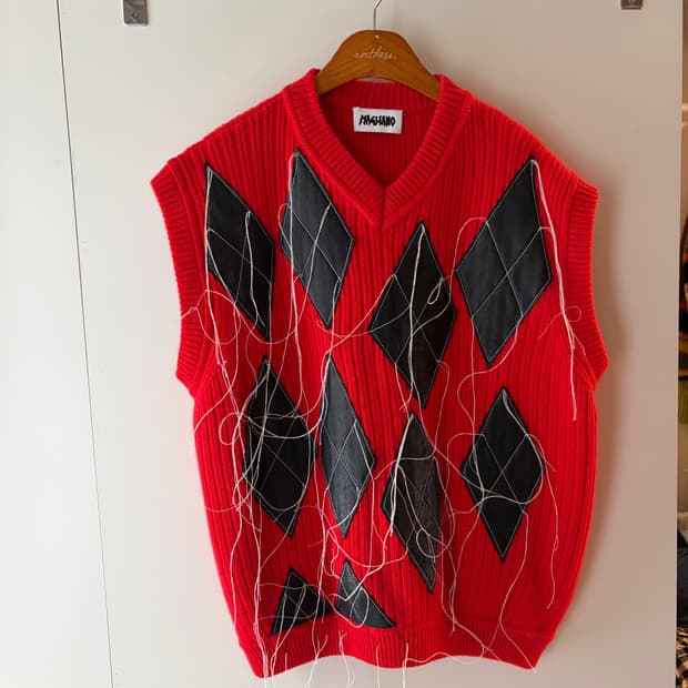 마리아노 니트 베스트 조끼