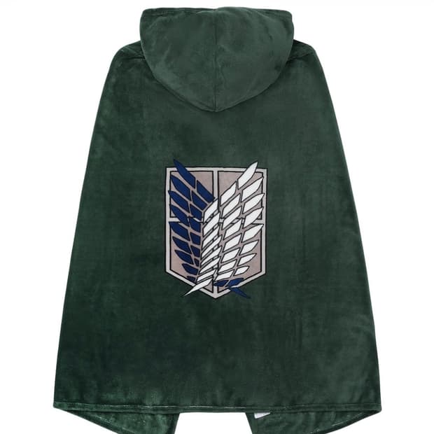 프랭크버거 x 진격의 거인 조사병단 망토 담요