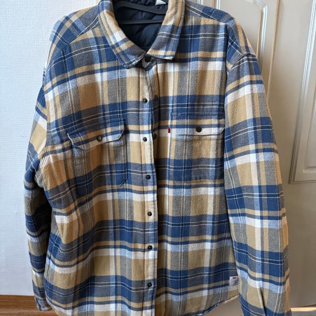 리바이스 체크셔츠자켓