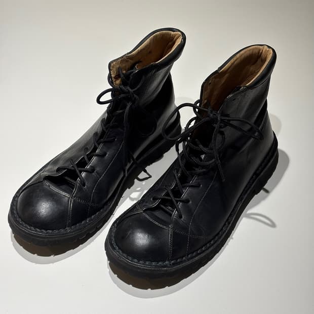 42) 요지 야마모토 뿌르 옴므 빈티지 컴뱃 부츠
