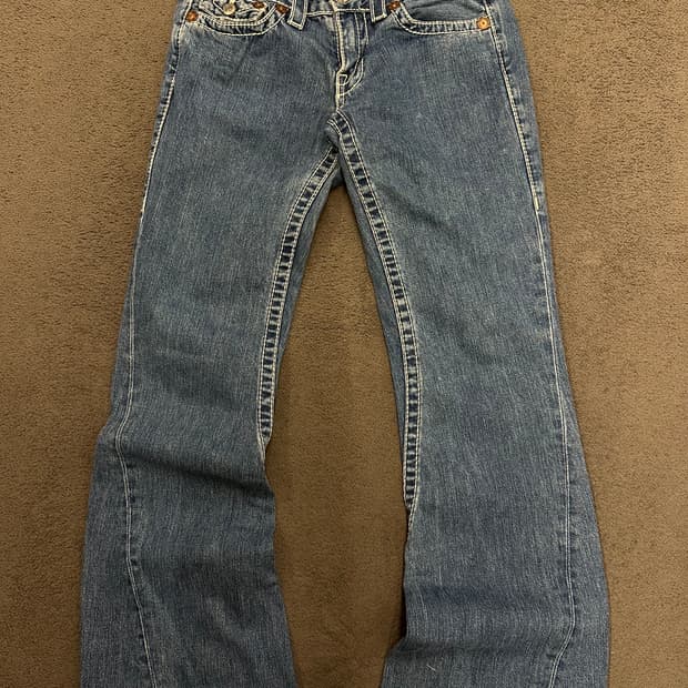 트루릴리젼 조이 부츠컷 데님 처분 