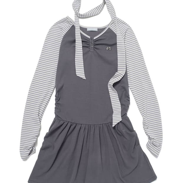 허그유어스킨 스트라이프 드레스 원피스