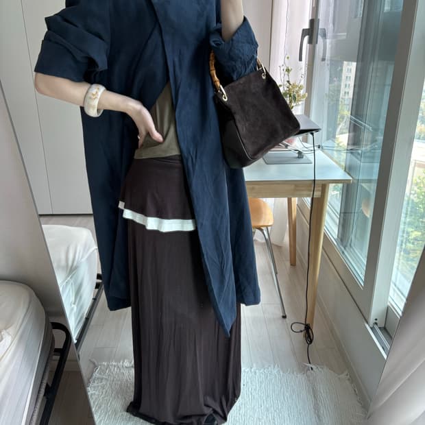 Matte Texture Long Coat