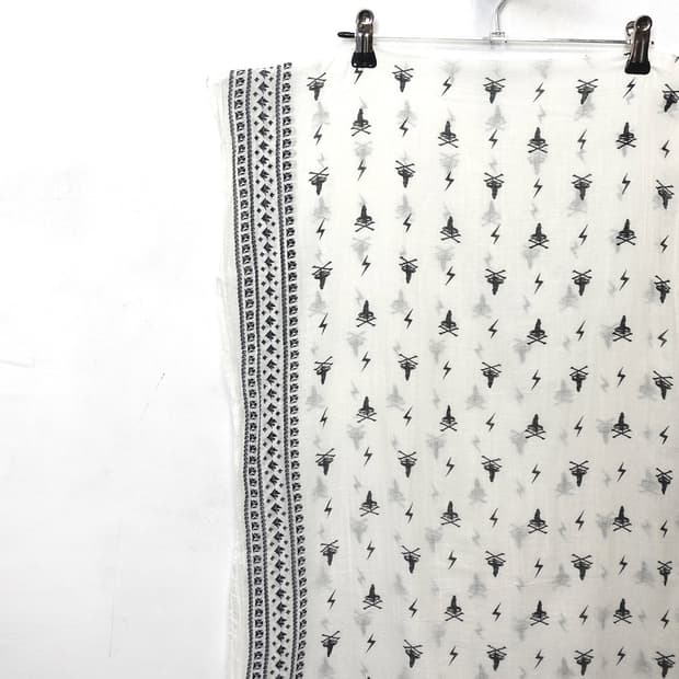 HYSTERICGLAMOUR 히스테릭글래머 패턴 스톨 머플러 스카프