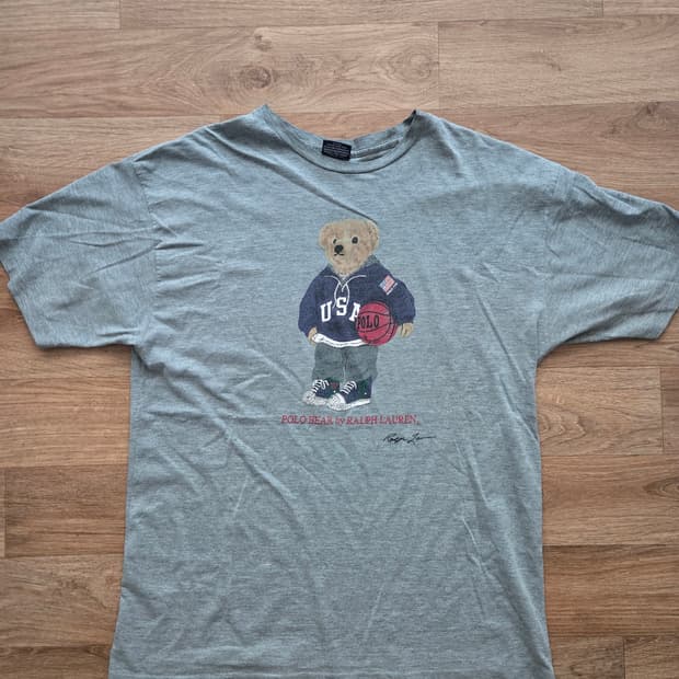 90s 폴로 랄프로렌 베어 티셔츠