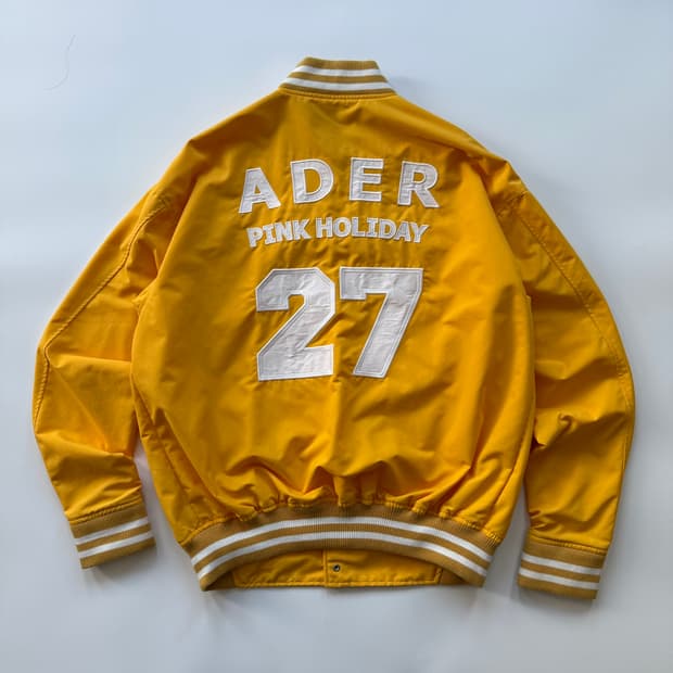 아더에러 핑크 홀리데이 바시티 자켓 