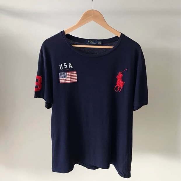 폴로 빅포니 usa 반팔