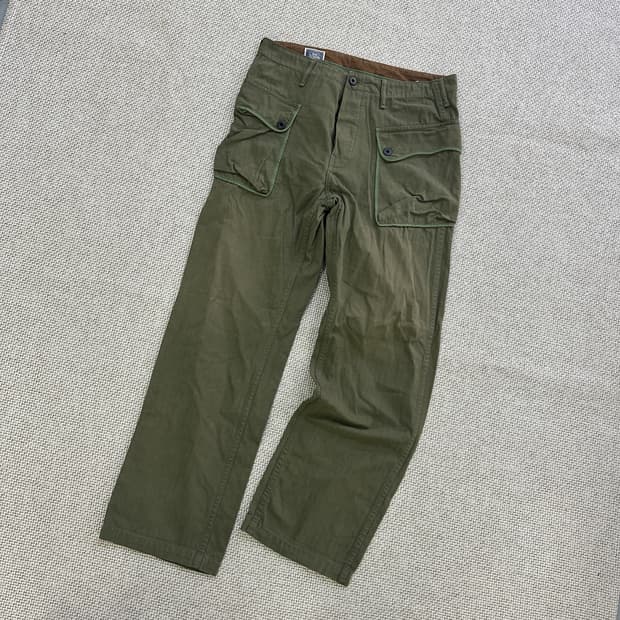 32 레드토네이도 빈티지 카키 팬츠 0421D