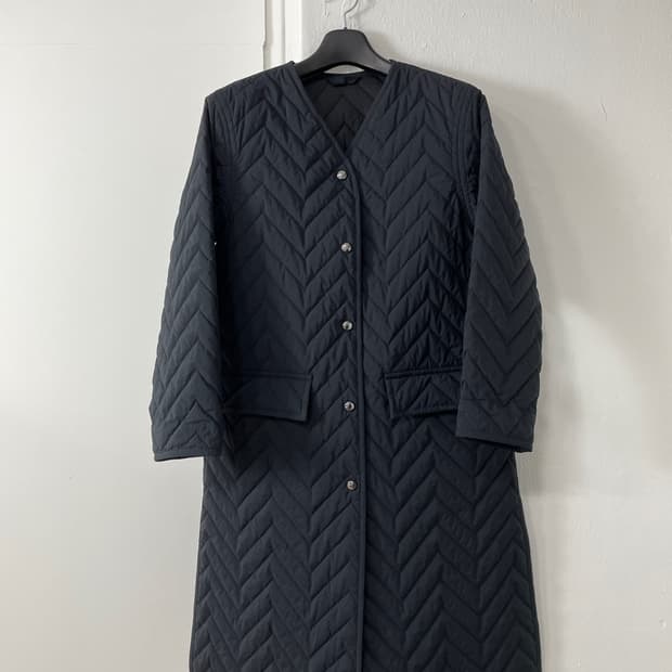 아크네 스튜디오 롱 퀼팅 자켓