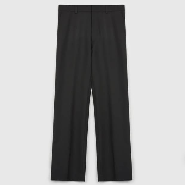 MNGU Wool 플레어 pants in Black