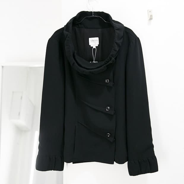 Ruffle Neck Jacket
